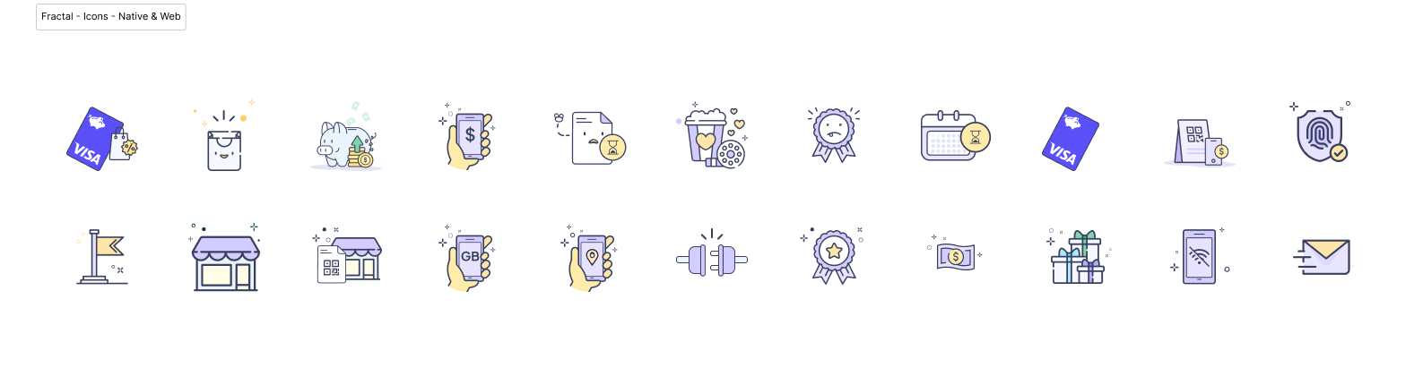 Fractal – Icons – Native & Web